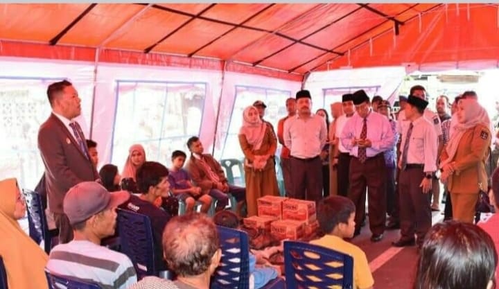 Wakil Walikota Sibolga Tinjau Langsung Lokasi Kebakaran Di Kelurahan Kota Beringin