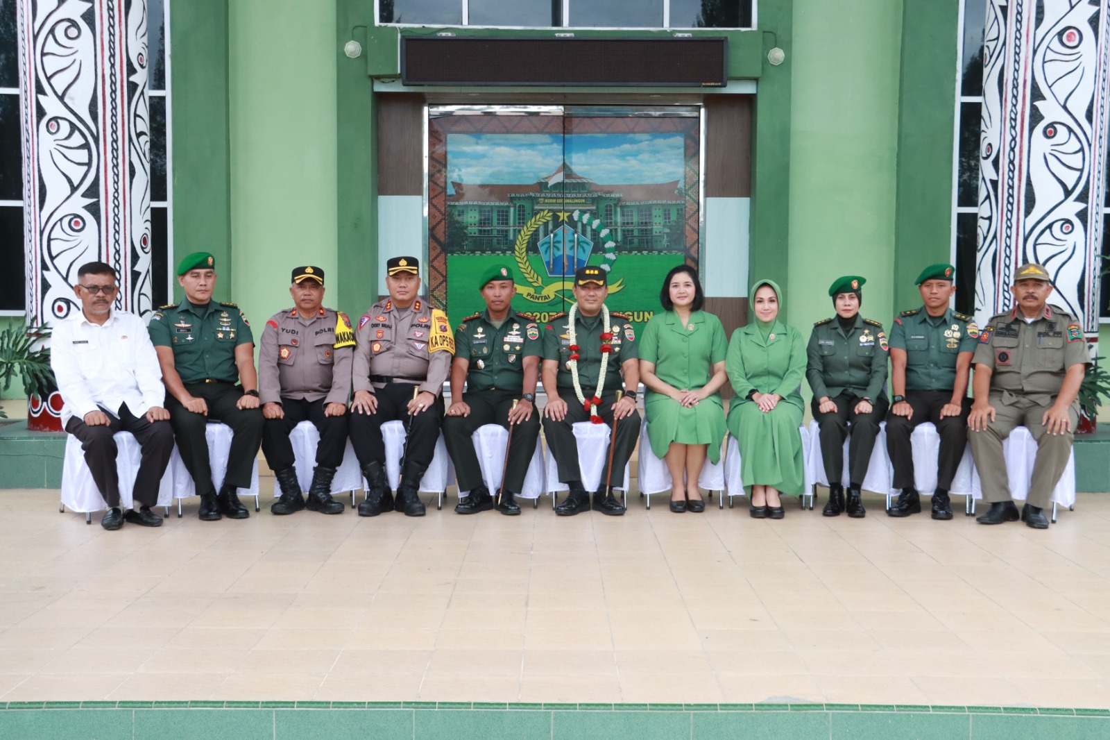 Wakapolres Pematangsiantar Hadiri Kunjungan Kerja Danrem 022/Pantai Timur di Kodim 0207/SML