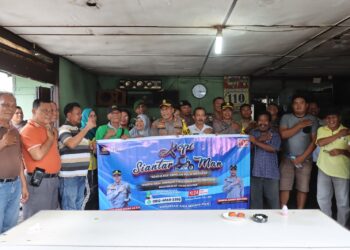 KOPI SIANTAR MAN, Kapolres Pematangsiantar Curhat Kamtibmas Dengan Warga Kelurahan Tomuan