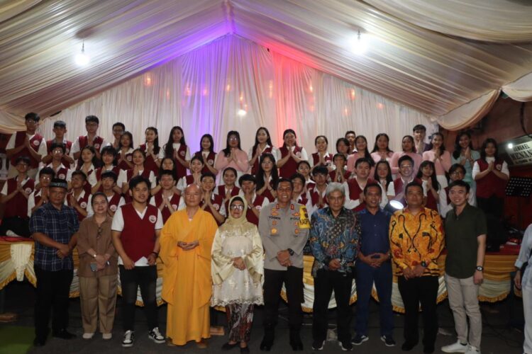 Kapolres Pematangsiantar Hadiri Perayaan Waisak Tahun 2024 di Vihara Samiddha Bahgya