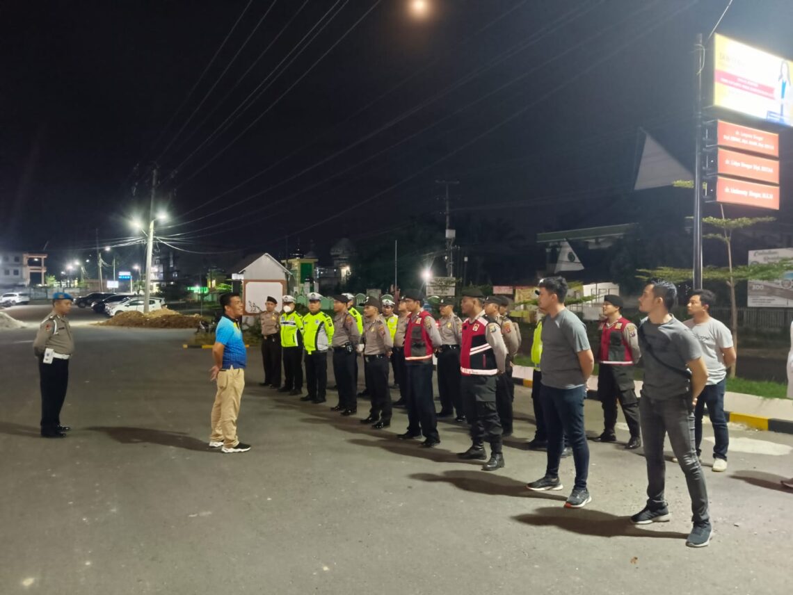 Polres Simalungun Giat Gelar l Blue Light Patrol untuk Menjaga Kamtibmas 