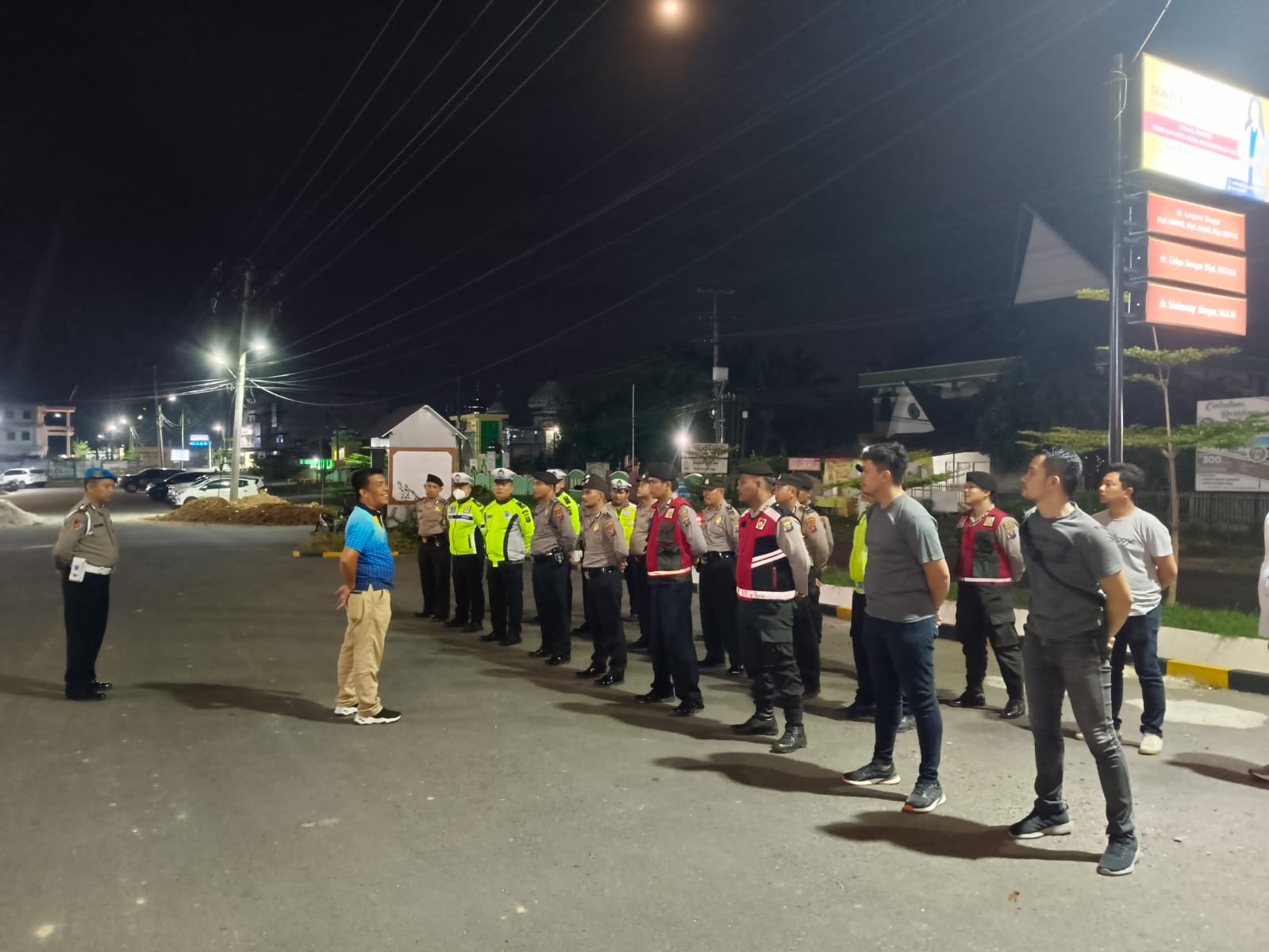 Polres Simalungun Giat Gelar l Blue Light Patrol untuk Menjaga Kamtibmas 