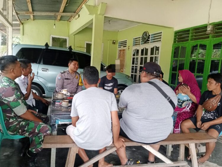 Kasus Penganiayaan di Simpang Kuburan Sidomulyo Berhasil Dimediasi Polsek Siantar Marihat 