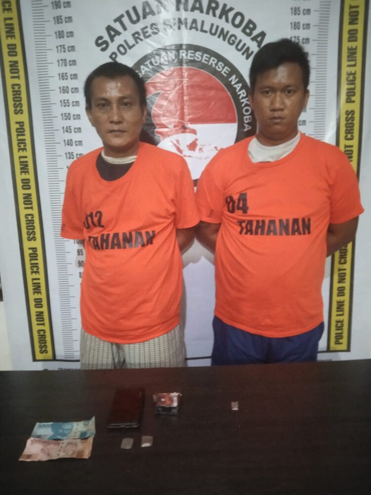 Dua Pelaku Narkoba Berhasil Diringkus Polres Simalungun Dalam Operasi Grebek Kampung Narkoba 