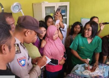 Polres Taput Temukan Bayi Laki-Laki Berusia 2 Minggu Terletak dan Menangis di Pinggir Jalan