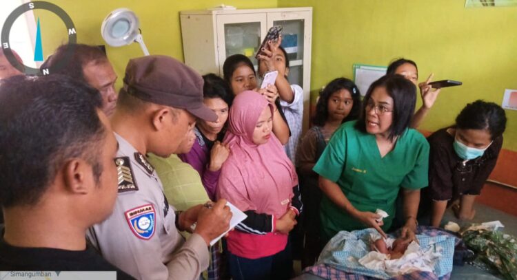 Polres Taput Temukan Bayi Laki-Laki Berusia 2 Minggu Terletak dan Menangis di Pinggir Jalan