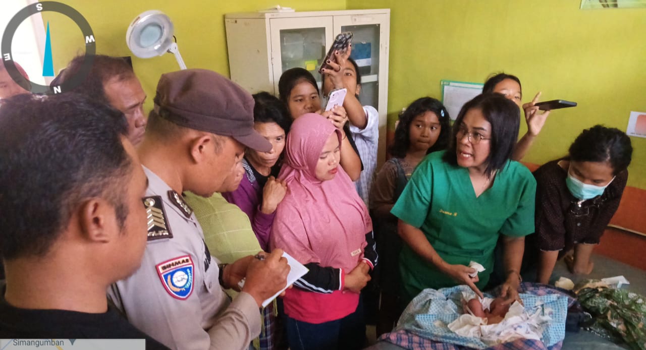 Polres Taput Temukan Bayi Laki-Laki Berusia 2 Minggu Terletak dan Menangis di Pinggir Jalan