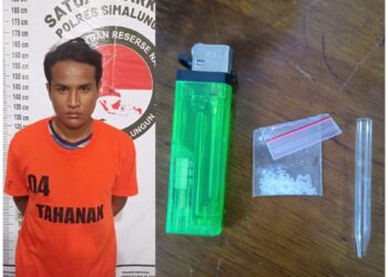 Satnarkoba Polres Simalungun Ringkus Pelaku Narkoba, Barang Bukti Sabu 0,43 Gram