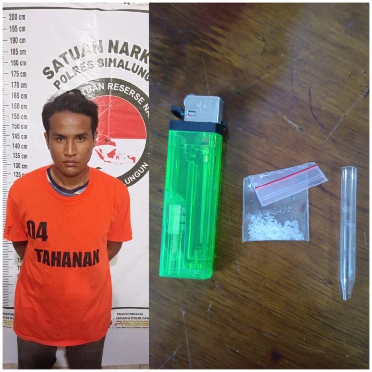 Satnarkoba Polres Simalungun Ringkus Pelaku Narkoba, Barang Bukti Sabu 0,43 Gram