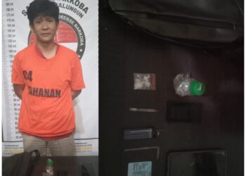 Polres Simalungun Ciduk Pengedar Sabu Asal Kota Pematangsiantar di Nagori Karang Sari