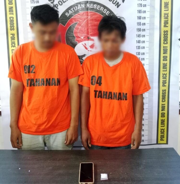 2 Pengedar Sabu Asal Tebing Tinggi Tak Berkutik Diciduk Sat Narkoba Polres Simalungun