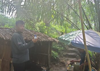 Polsek Tanah Jawa Gerebek Gubuk Lokasi Hisap Sabu di Kampung Korem Simalungun 