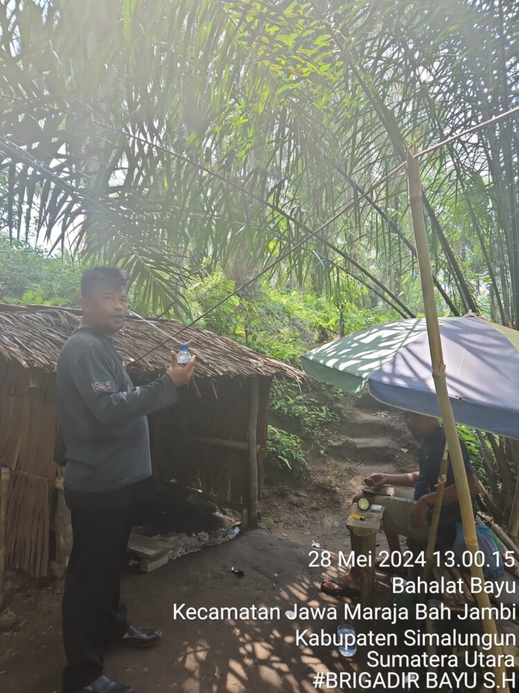 Polsek Tanah Jawa Gerebek Gubuk Lokasi Hisap Sabu di Kampung Korem Simalungun 