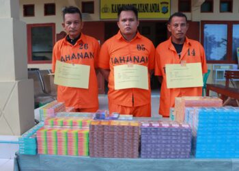 Polres Sibolga Berhasil Menangkap Gerombolan Pelaku Pencurian Rokok.