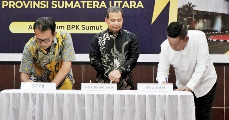 Setelah 18 Tahun, Pemkab Simalungun Akhirnya  Raih WTP LHP Atas LKPD Tahun 2023 oleh BPK RI