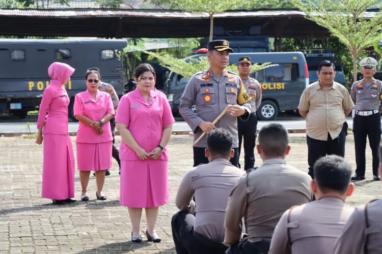 Pembinaan Bintara Remaja Disambut Baik Kapolres Tapteng