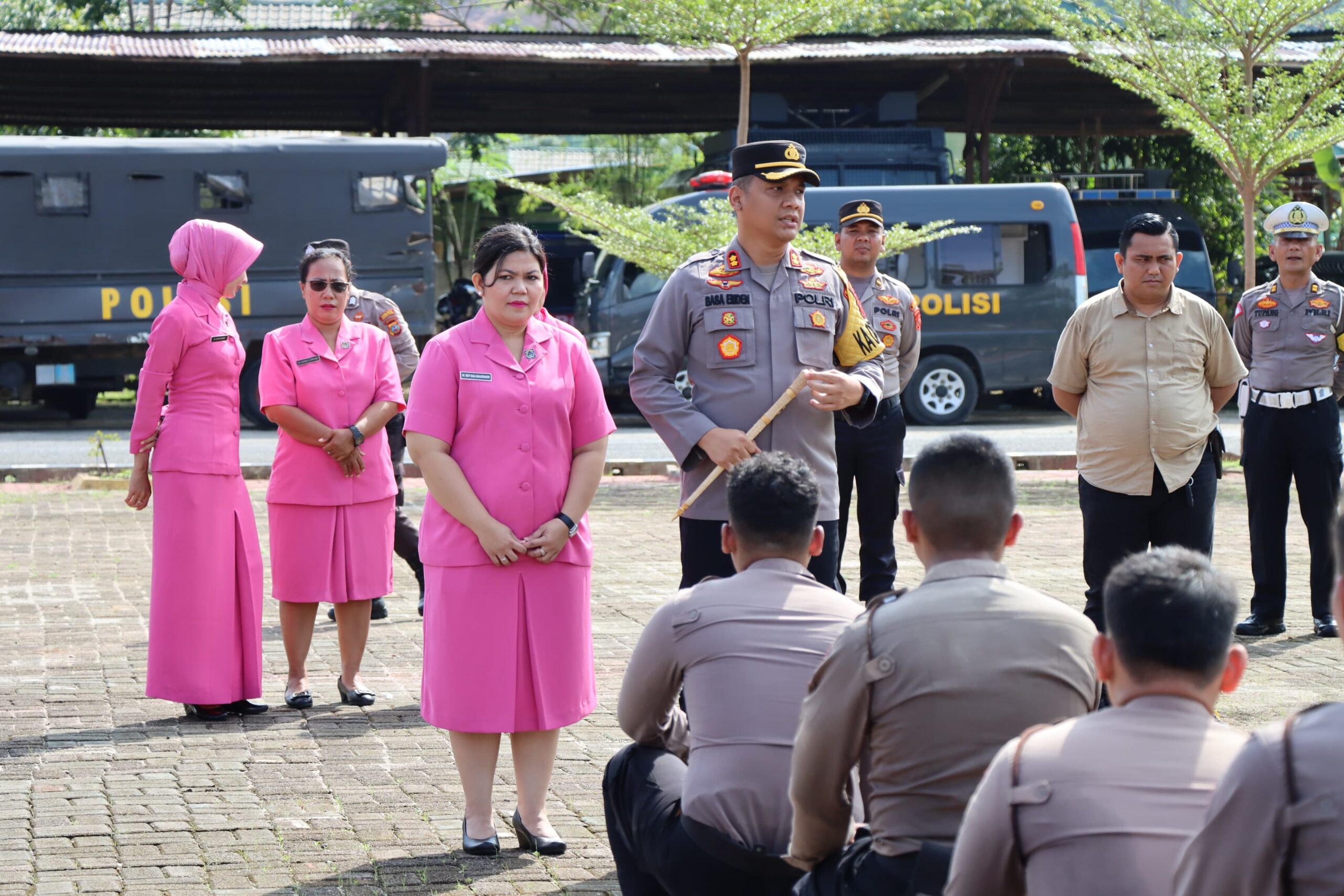 Pembinaan Bintara Remaja Disambut Baik Kapolres Tapteng