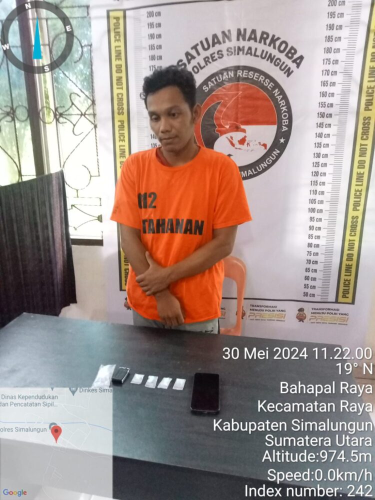 Pengedar Sabu Di Hatonduhan Diciduk, Polres Simalungun Gagalkan 3,98 Gram Sabu Beredar Pengedar Sabu Di Hatonduhan Diciduk, Polres Simalungun Gagalkan 3,98 Gram Sabu Beredar