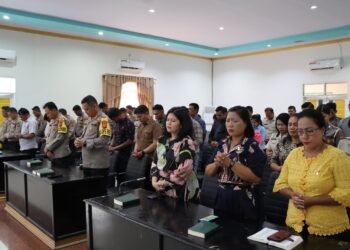 Polres Tapteng Laksanakan Pembinaan Rohani dan Mental 