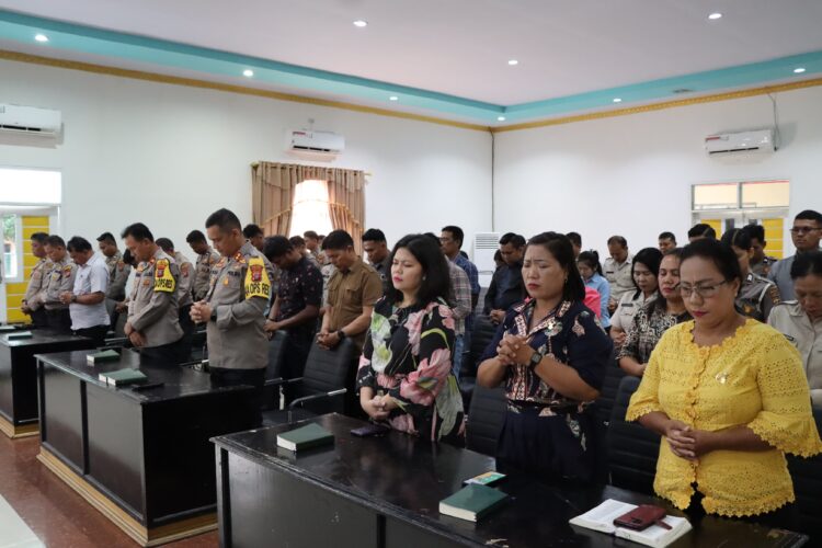Polres Tapteng Laksanakan Pembinaan Rohani dan Mental 
