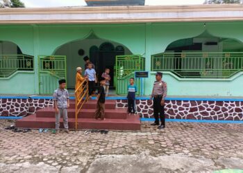 Polres Tapteng Rutin Lakukan Pengamanan Mesjid Setiap Hari Jumat