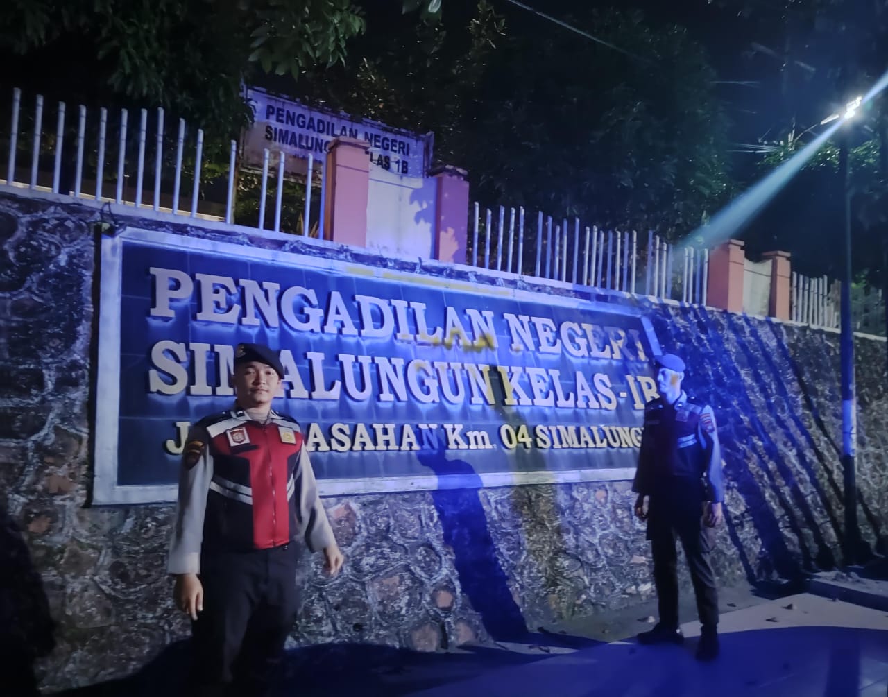 Patroli Malam Samapta Polres Simalungun, Cegah Kejahatan Jalanan