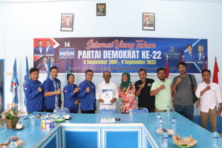 Zonny Waldi Daftar ke Partai Demokrat Sumut akan 'Bertarung' di Pilkada Kabupaten Simalungun 2024