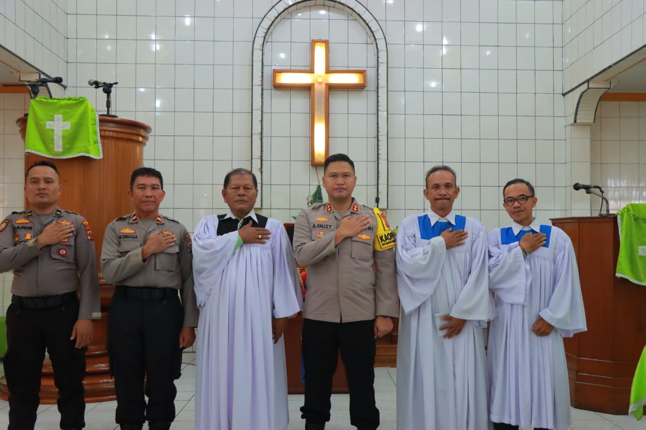 Terima Curhatan Minggu Kasih, Polres Sibolga Respon Curhatan Jemaat Gereja HKI Sibolga
