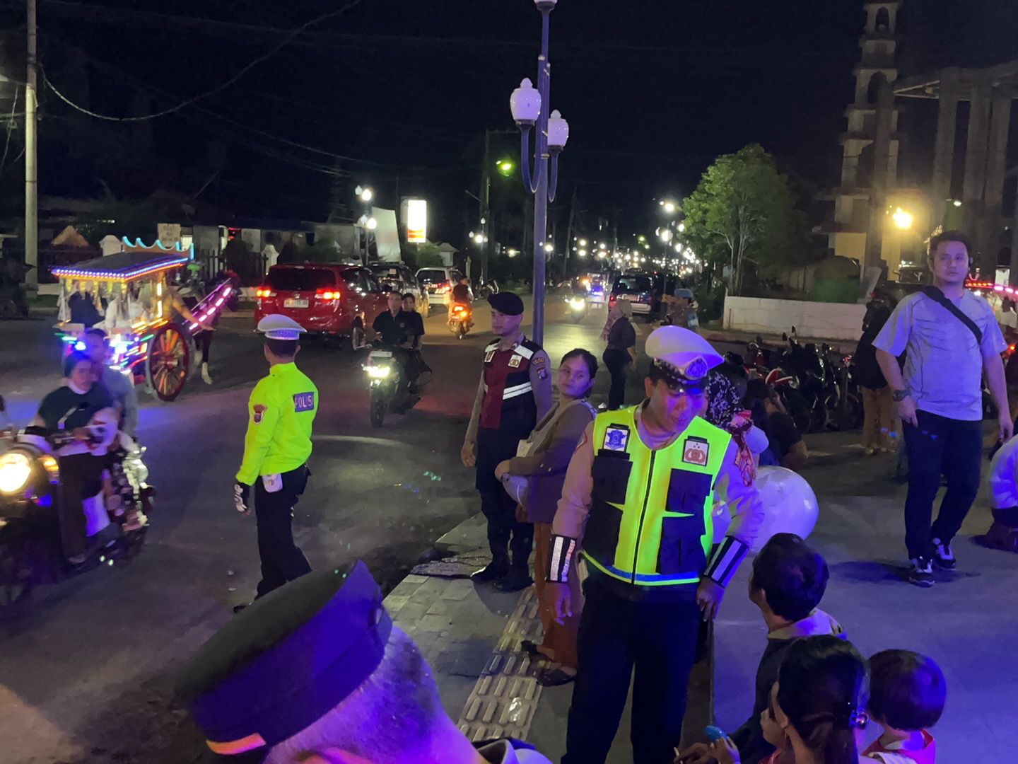 Polres Tapteng Rutin Gelar Patroli Malam Cegah Kejahatan