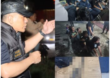 Kapolres Pematangsiantar Pimpin Langsung KRYD, 9 Pemuda Bawa Sajam Dan Kayu Diamankan