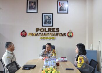 Polres Pematangsiantar Gelar Operasi Gabungan Penertiban Pajak Kendaraan Dan Ketertiban Lalu Lintas