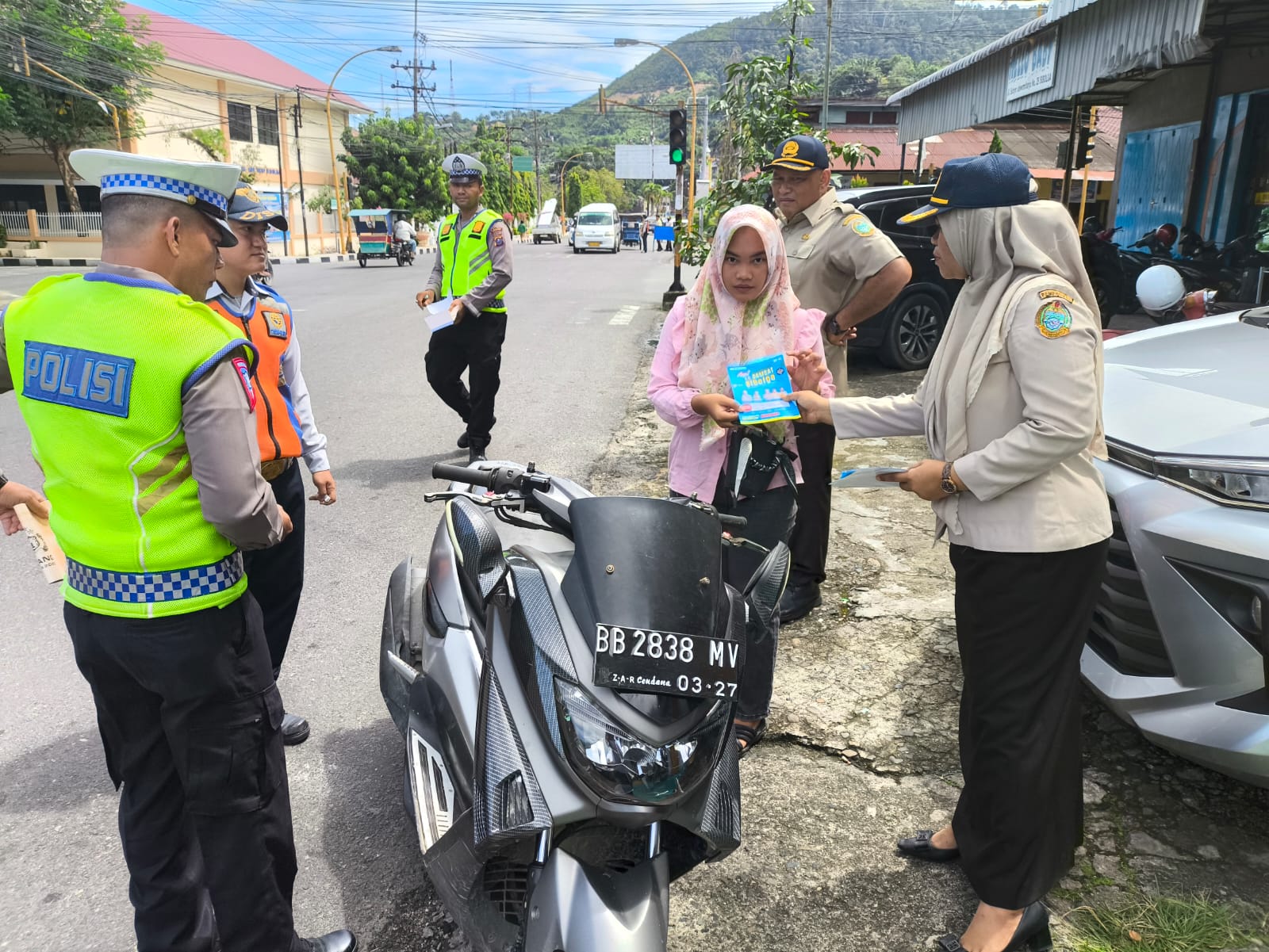 UPTD Samsat Sibolga Gelar Operasi Gabungan Gandeng Polres Sibolga