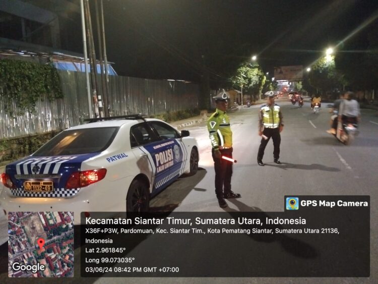 Kapolres Pematangsiantar Kerahkan Personil Patroli Shelter Mengantisipasi Kejahatan Jalanan