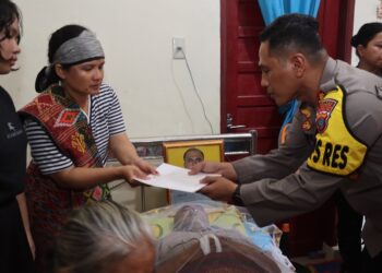 Kapolres Pematangsiantar Sampaikan Belasungkawa Atas Meninggalnya Alm Aiptu Ranto Jones Simatupang