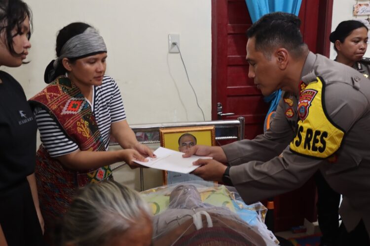 Kapolres Pematangsiantar Sampaikan Belasungkawa Atas Meninggalnya Alm Aiptu Ranto Jones Simatupang