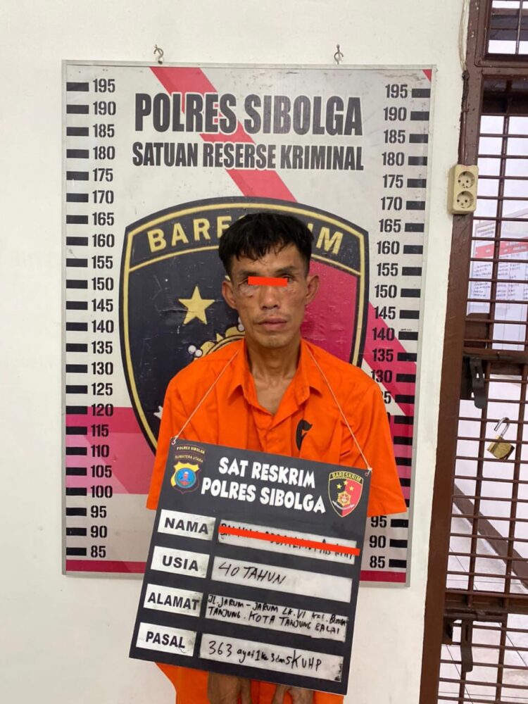 Pria Asal Tanjung Balai Pencuri Kotak Infaq Ditangkap Tim Opsnal Sat Reskrim Polres Sibolga