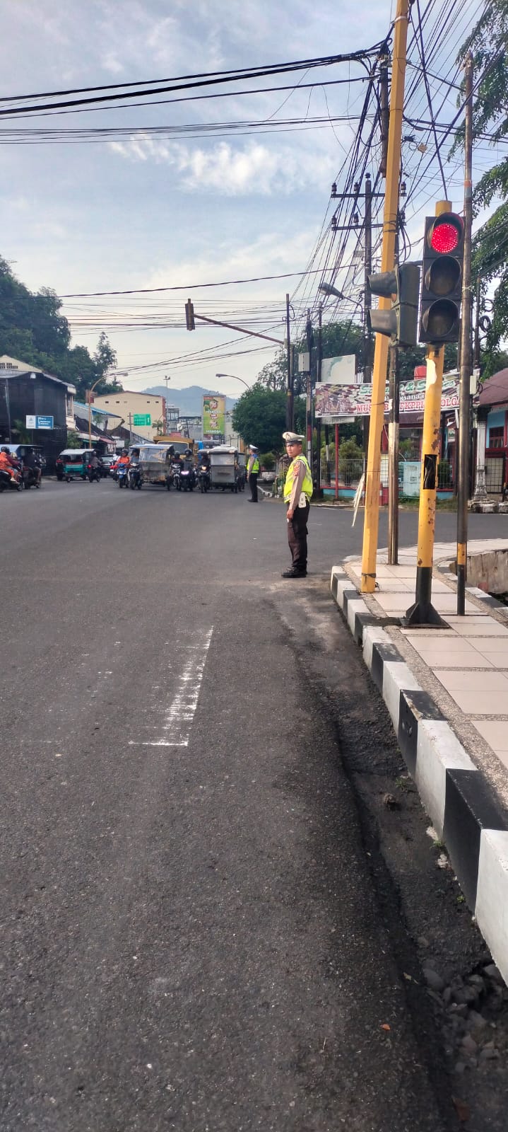 Polres Sibolga Rutin Gelar Patroli dan Pos Padat Pagi, Antisipasi Kecelakaan