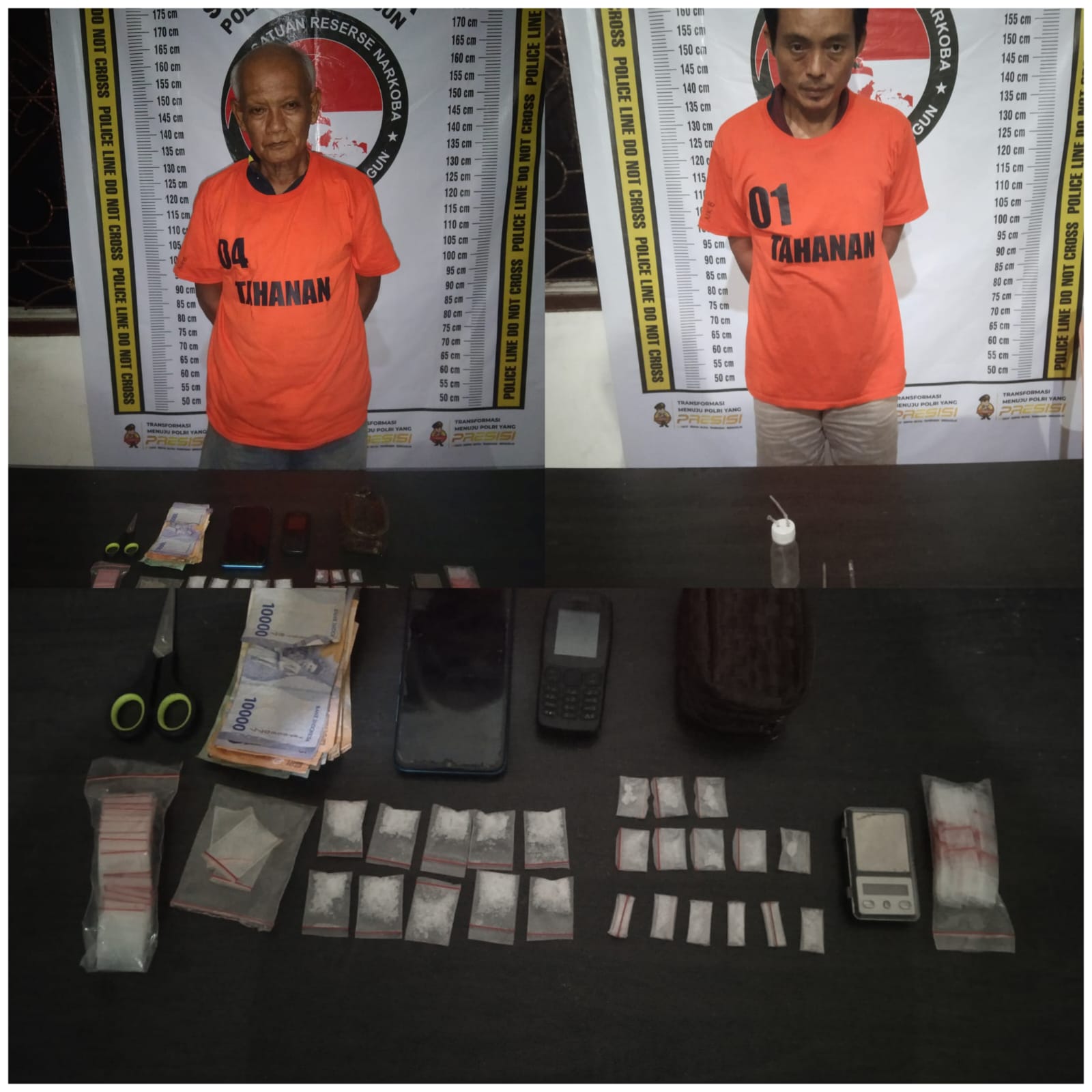 Sat Narkoba Polres Simalungun Tangkap Dua Tersangka Penyalahgunaan Narkoba Dari Lokasi Berbeda