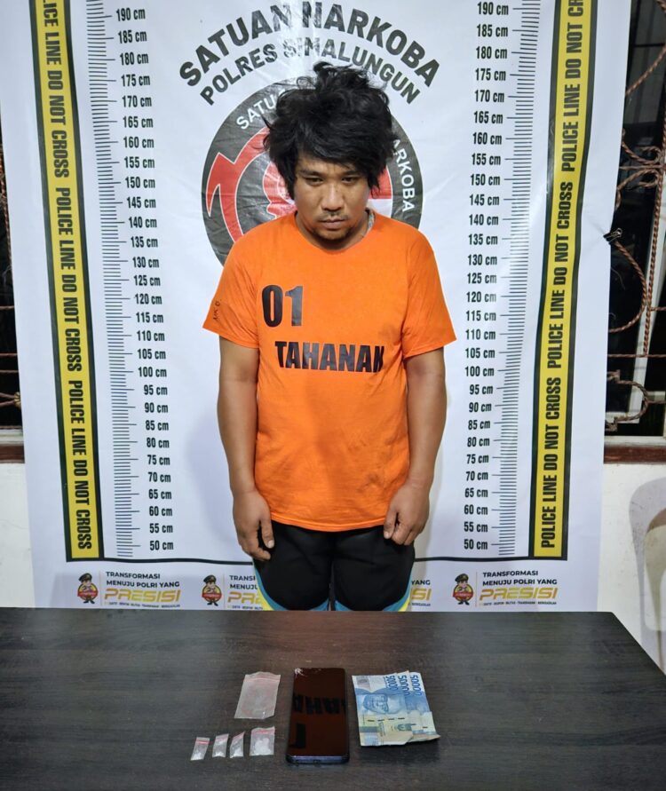 Polres Simalungun Berhasil Bekuk Pengedar Shabu dan Ganja di Dolok Pardamean