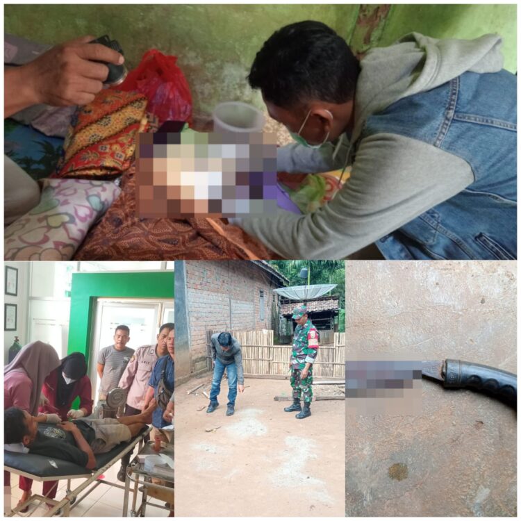 Ribut Antar Tetangga Berujung Terduga Pelaku Meninggal Dunia, Polsek Way Tuba Polres Way Kanan Olah TKP 