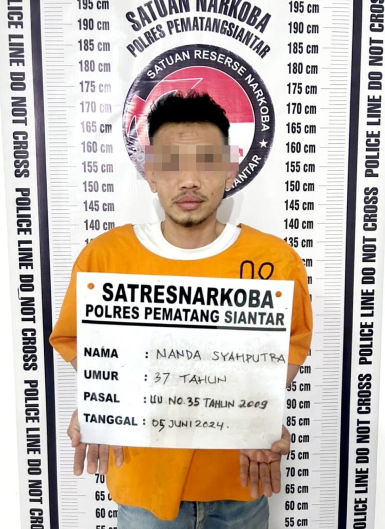 Polres Pematangsiantar Ringkus Residivis Asal Medan, Sabu 4,36 Gram Gagal Beredar 