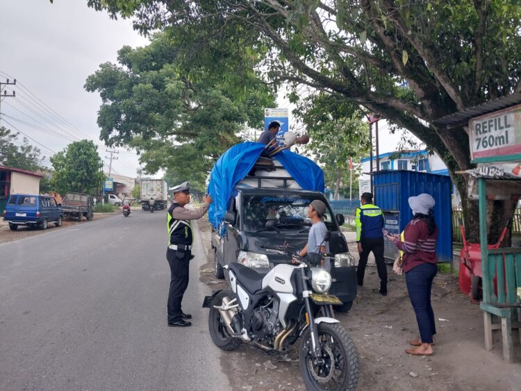 Kasat Lantas Polres Simalungun Pimpin Patroli Antisipasi Geng Motor dan Truk ODOL