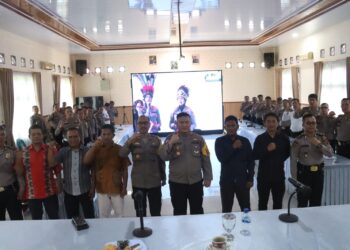 Kapolres Simalungun dan Jajaran Ikuti Dialog Penguatan Internal Polri Secara Virtual