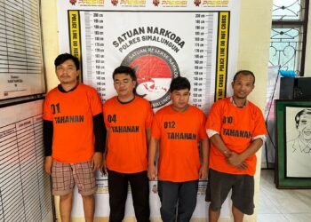 4 Pemuda dan Sabu 1,20 Gram Diamankan Polsek Parapat Resor Polres Simalungun 