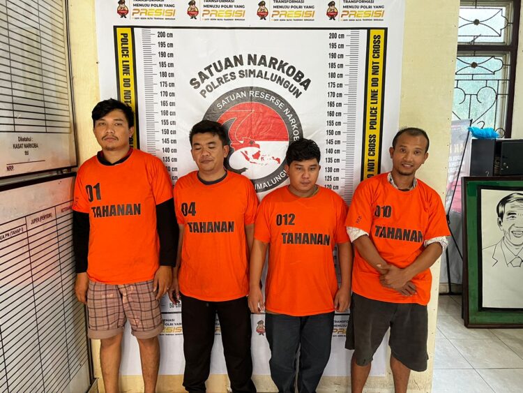 4 Pemuda dan Sabu 1,20 Gram Diamankan Polsek Parapat Resor Polres Simalungun 