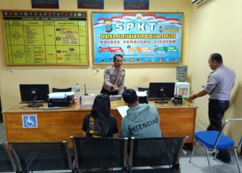 SPKT Polres Pematangsiantar Selalu Siap Melayani Masyarakat