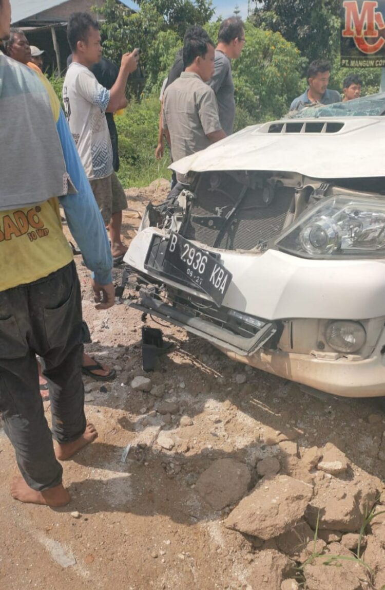 Tabrakan Beruntun di Taput, 3 Orang Luka Berat