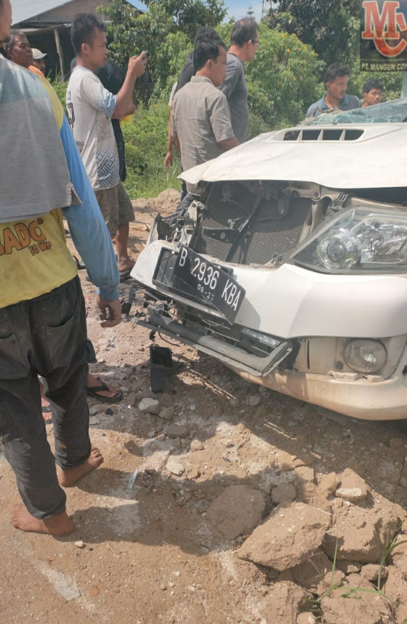 Tabrakan Beruntun di Taput, 3 Orang Luka Berat