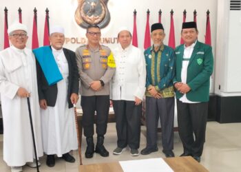 Kapoldasu Terima 3 Ulama Kharismatik, Lahan Al Washliyah Ikut Dibicarakan