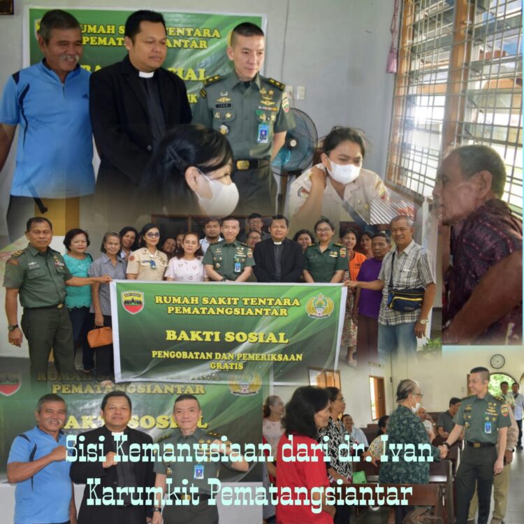 RS Tentara Pematangsiantar Dipimpin Mayor Ckm dr. Ivan Gelar Pengobatan Gratis Lansia 